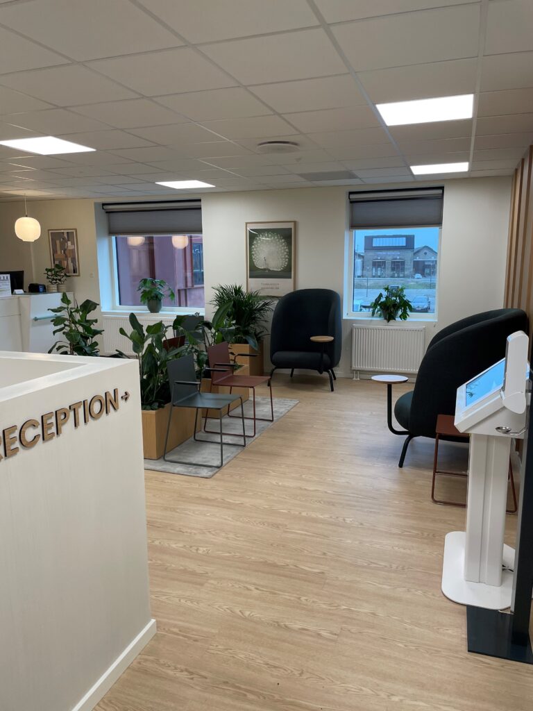 Reception/venteområde